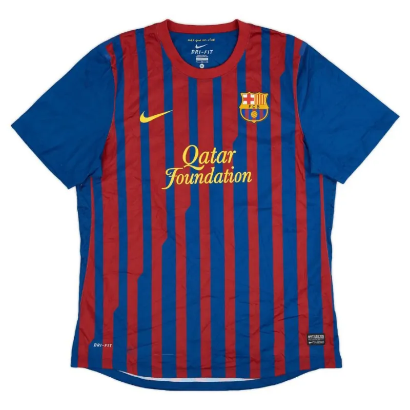 Maglia Casa Retrò XAVI 2011/12 del Barcellona - Rosso/Blu