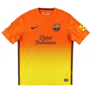 Barcelona 2012/13 Retro Auswärtstrikot - Rot/Gelb​​