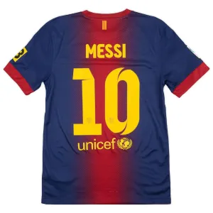 Camiseta Retro de Local MESSI 2012/13 del Barcelona - Rojo/Azul