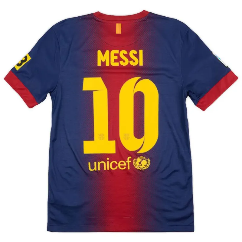 Maglia Casa Retrò MESSI 2012/13 del Barcellona - Rosso/Blu