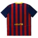 Barcelona 2013/14 Camiseta Local Retro - Rojo/Azul