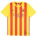 ​​Camiseta de visitante retro del Barcelona 2013/14 - Roja/Amarilla​​