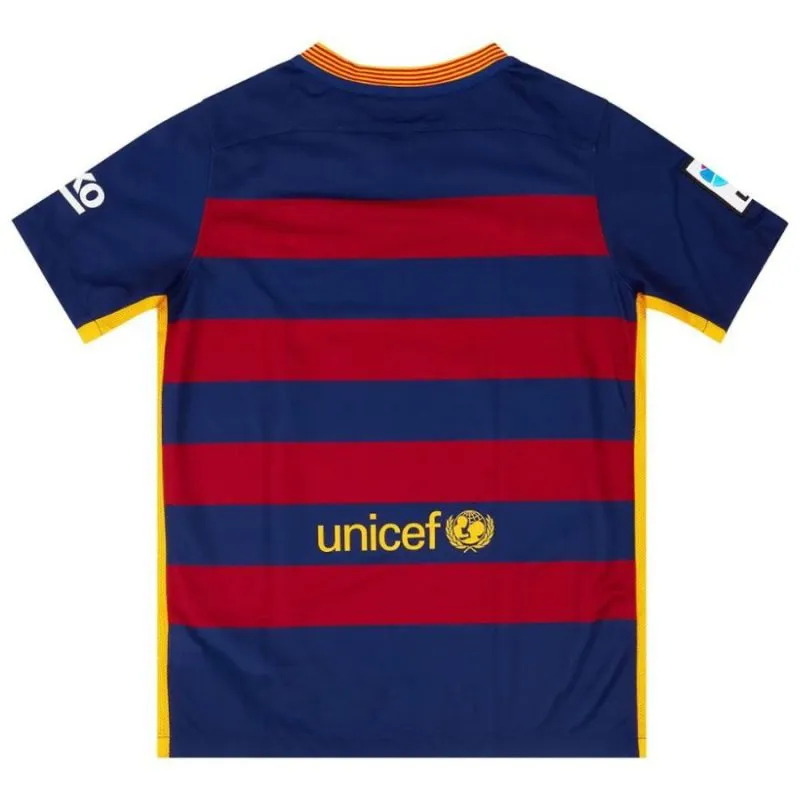 Barcelona 2015/16 Camiseta Local Retro - Rojo/Azul