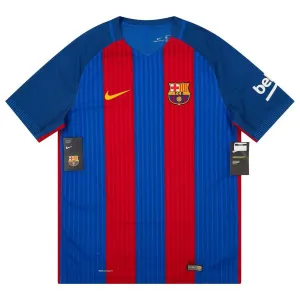 Barcelona 2016/17 Retro-Heimtrikot - Rot/Blau