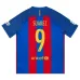 Maglia Casa Retrò SUAREZ 2016/17 del Barcellona - Rosso/Blu