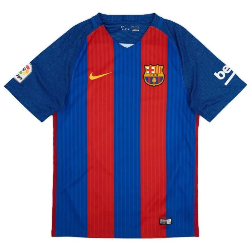 Maglia Casa Retrò NEYMAR 2016/17 del Barcellona - Rosso/Blu