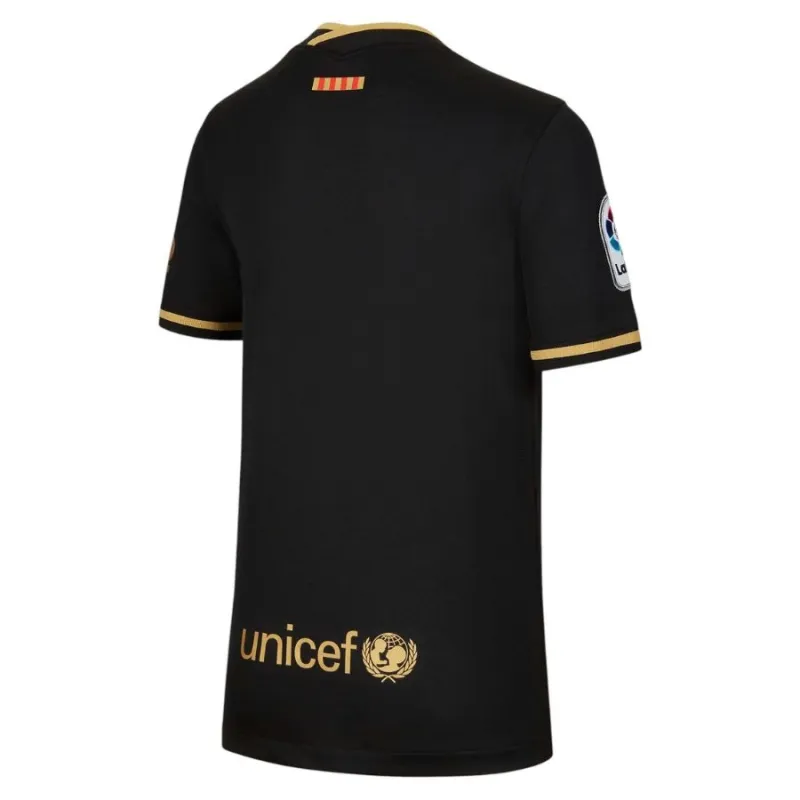 Barcelona 2020/21 Camiseta Visitante Retro - Negro