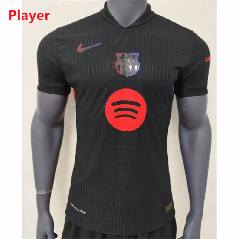 Maglia fuoricasal versione per giocatori del FC Barcelona 2024/25 - Nero