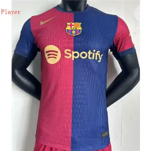 Maillot de l'équipe à domicile version joueur du FC Barcelona 2024/25 - Rouge/Bleu
