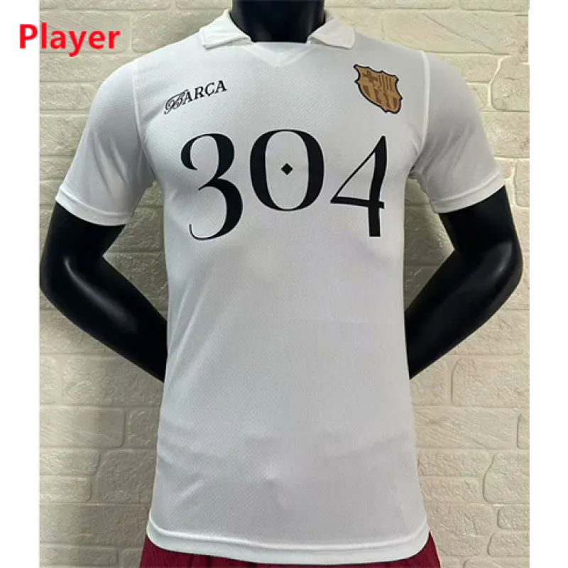 Camisa de edición especial para jugadores del FC Barcelona 2024/25 - Blanca