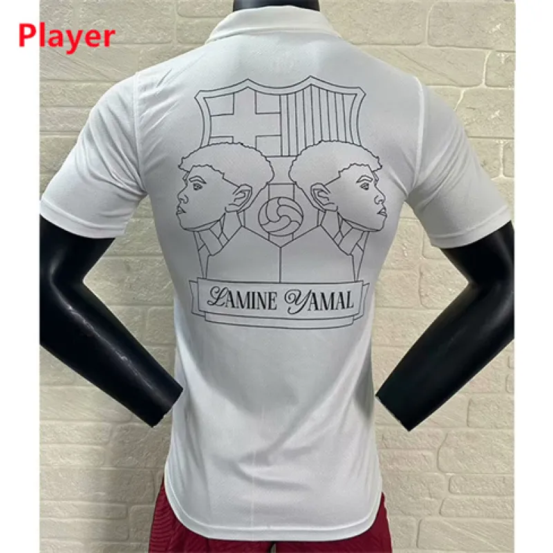 Camisa de edición especial para jugadores del FC Barcelona 2024/25 - Blanca