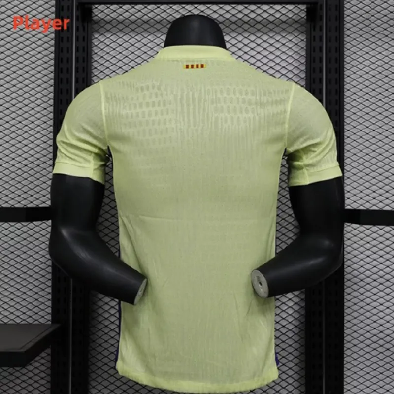 Camisa de la versión de jugador del FC Barcelona 2024/25 - Amarilla