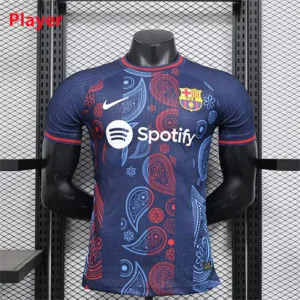 Camisa de entrenamiento de la versión de jugador del FC Barcelona 2024/25 - Azul