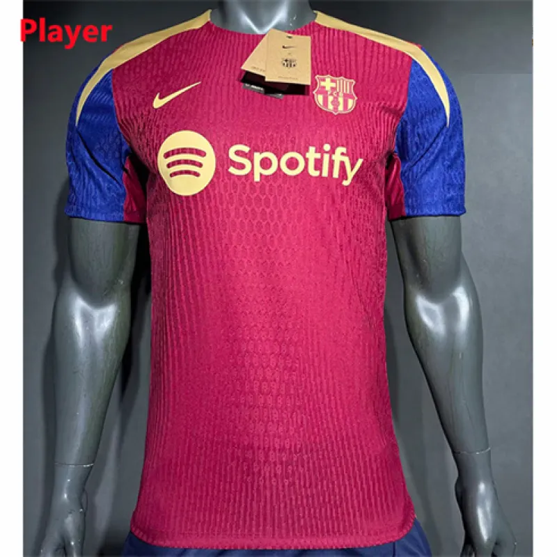 Camisa de entrenamiento de la versión de jugador del FC Barcelona 2024/25 - Rojo