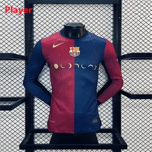 Camisa de manga larga de jugador de edición especial de campo del FC Barcelona 2024/25 - Rojo/Azul