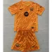 FC Barcelona Camiseta y pantalones cortos de portero para niños 2024/25 - Anaranjado
