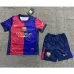 FC Barcelona Camiseta y pantalones cortos para niños 2024/25 Edición especial - Rojo/Azul