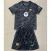 FC Barcelona Camiseta y pantalones cortos de portero para niños 2024/25 - Negro