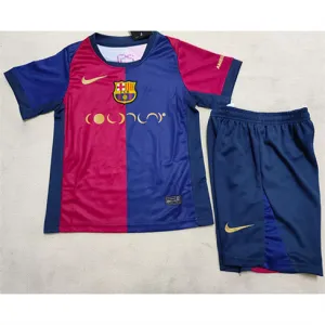 FC Barcelona Kinder Trikot + Shorts 2024/25 Spezielle Ausgabe - Rot/Blau