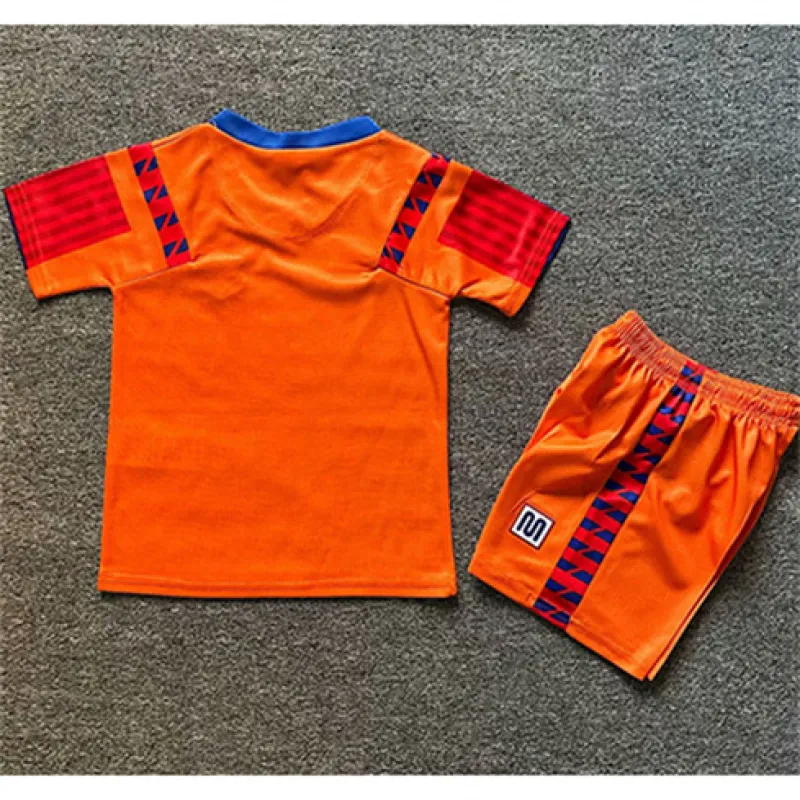 Maillot rétro pour enfants du FC Barcelona 1991/92 d'extérieur - Orange