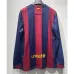Maglia retrò a maniche lunghe del FC Barcelona 2014/15  campo casa - Rosso/Azzurro