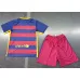 Maillot rétro pour enfants du FC Barcelona 2015/16 domicile - Rouge/Bleu