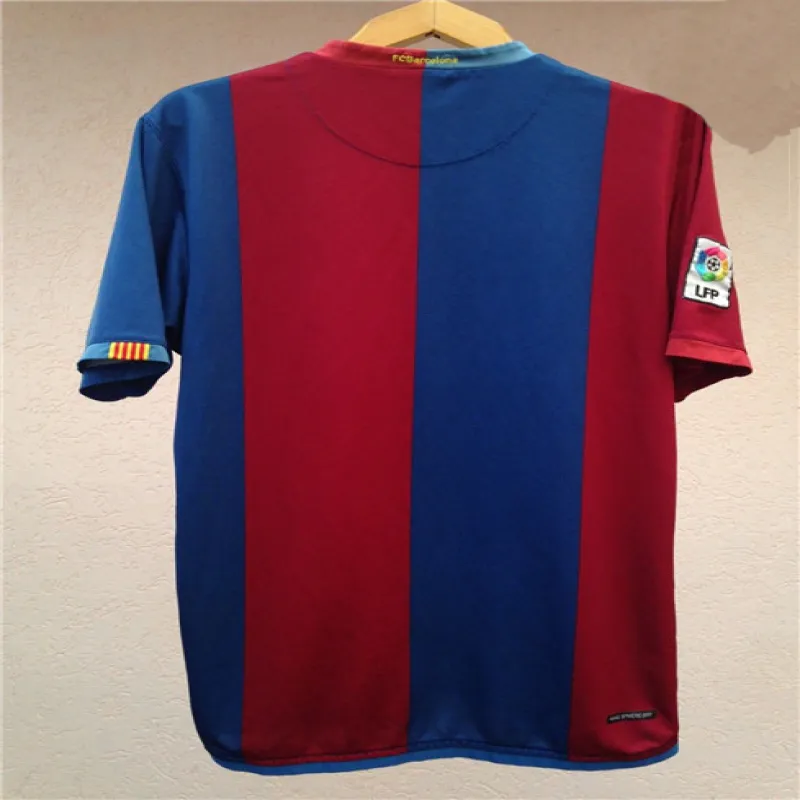 Maillot rétro du FC Barcelona 2006/07 domicile - Rouge/Bleu