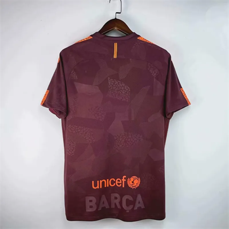 Tercer camisa retro del FC Barcelona 2017/18 - Rojo vino