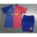 Maillot rétro pour enfants du FC Barcelona 2008/09 domicile - Rouge/Bleu