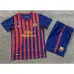 Maillot rétro pour enfants du FC Barcelona 2011/12 domicile - Rouge/Bleu
