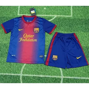 FC Barcelona Kinder-Retro-Trikot 2012/13 Heimspiel - Rot/Blau
