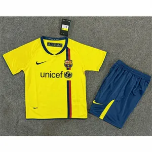 FC Barcelona Kinder-Retro-Trikot 2008/09 Auswärtsspiel - Gelb