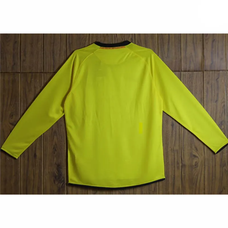 Maglia retrò del FC Barcelona 2008/09 trasferta - Giallo