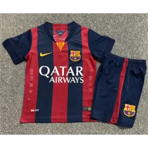 FC Barcelona Kinder-Retro-Trikot 2014/15 Heimspiel - Rot/Blau