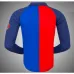 Maglia retrò a maniche lunghe del FC Barcelona Edizione commemorativa 1899-1999 - Rosso/Azzurro