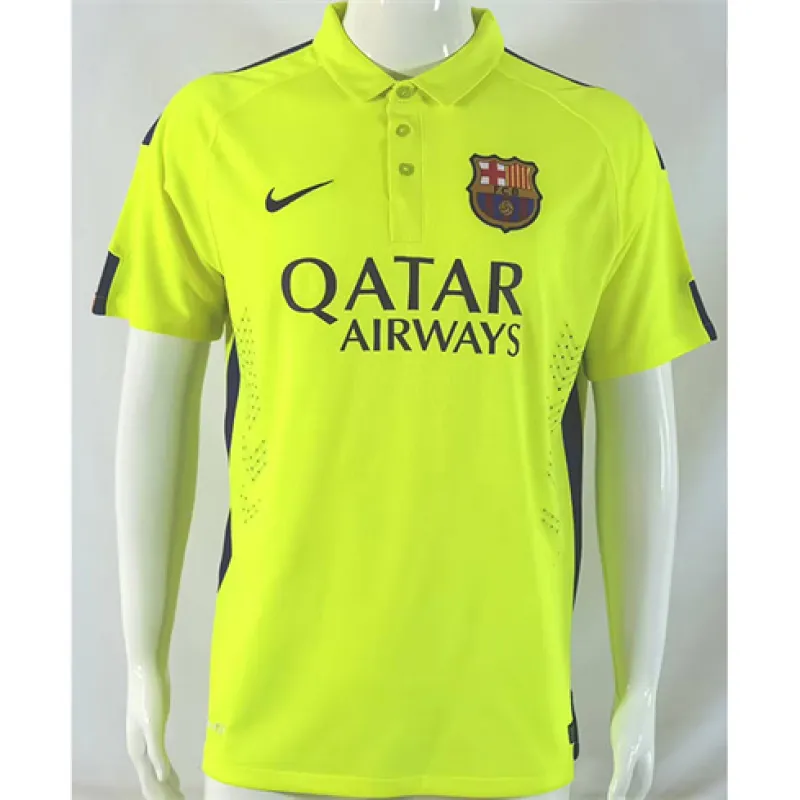 Tercer camisa retro del FC Barcelona 2014/15 - Amarillo
