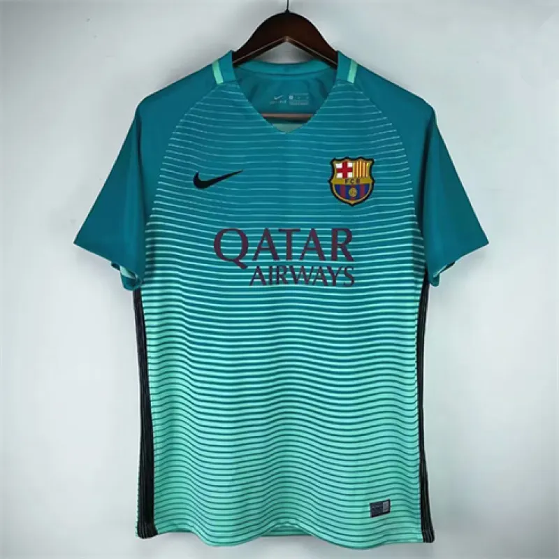 Tercer camisa retro del FC Barcelona 2016/17 - Cian