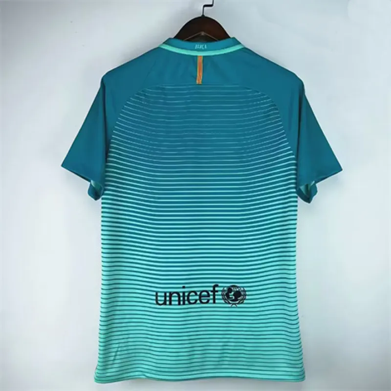Tercer camisa retro del FC Barcelona 2016/17 - Cian