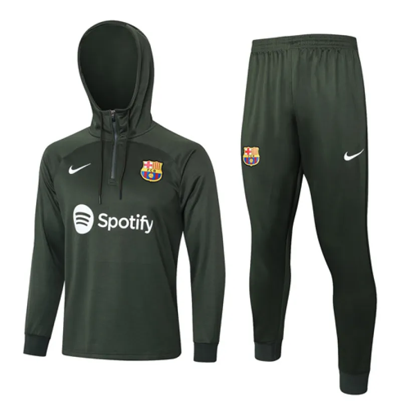Ropa de deporte con capucha del FC Barcelona 2024/25 - Verde