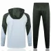 Abbigliamento sportivo con cappuccio del FC Barcelona 2024/25 - Grigio chiaro