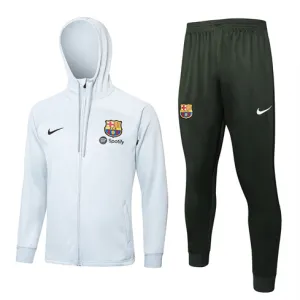 Chaqueta deportiva con capucha del FC Barcelona 2024/25 - Gris claro