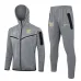 Chaqueta deportiva con capucha del FC Barcelona 2024/25 - Gris