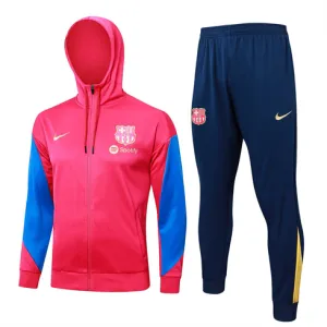 Veste de sport à capuche du FC Barcelona 2024/25 - Rouge