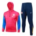 Veste de sport à capuche du FC Barcelona 2024/25 - Rouge