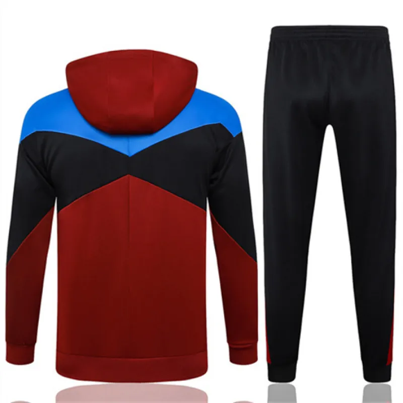 Chaqueta deportiva con capucha del FC Barcelona 2024/25 - Rojo