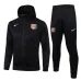 FC Barcelona Children's Hooded Sports Jacket 2024/25 - Black