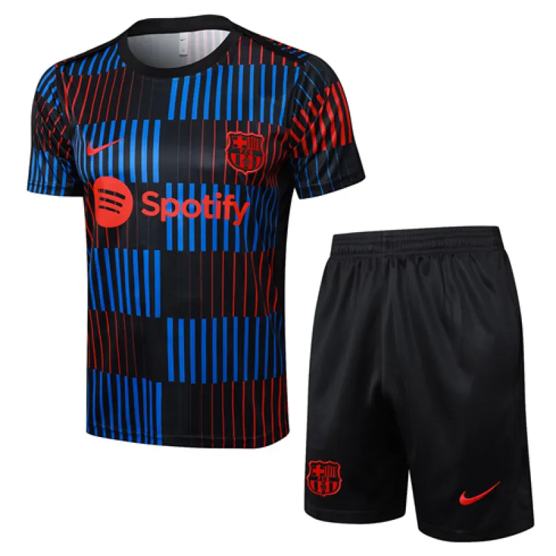 Camiseta de entrenamiento + Pantalones cortos del FC Barcelona 2024/25 - Negro