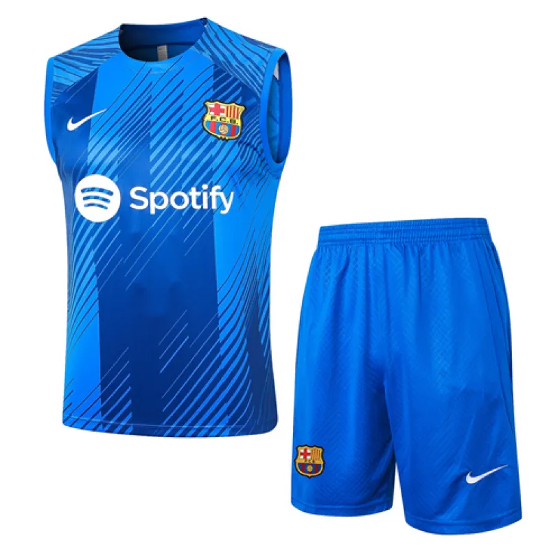 Set di shorts e gilet del FC Barcelona 2024/25 - Blu
