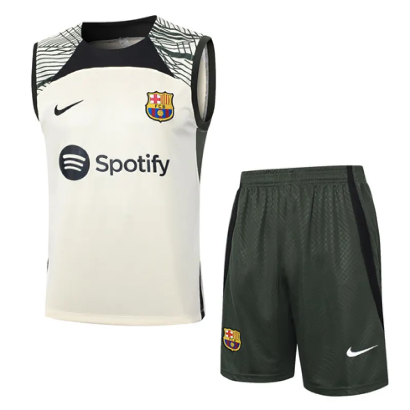 FC Barcelona Shorts- und Weste-Set 2024/25 -Aprikose