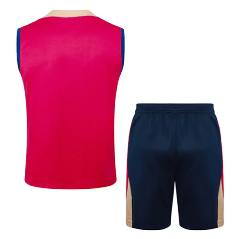 Conjunto de pantalones cortos y chaleco del FC Barcelona 2024/25 - Rosa